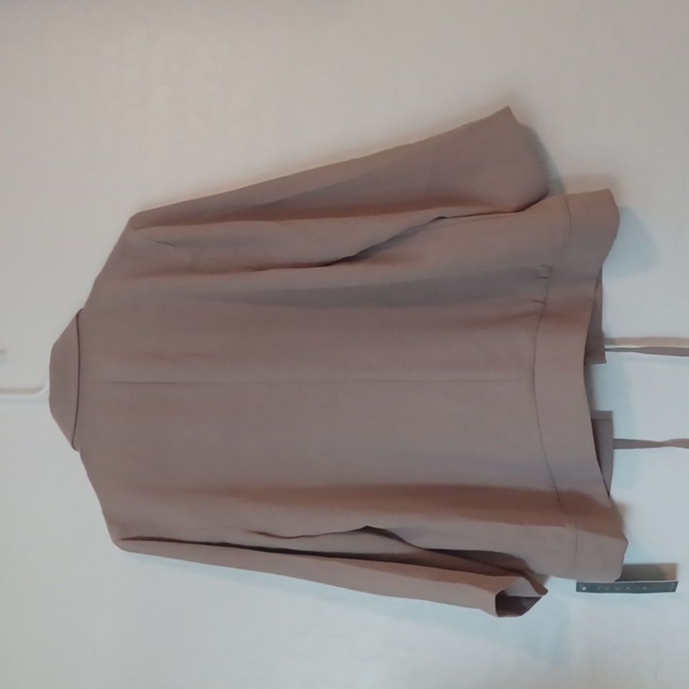 NWT New York Clothing Co Tan Business Casual Jacket With Tie Womans Size Small - Picture 4 of 6